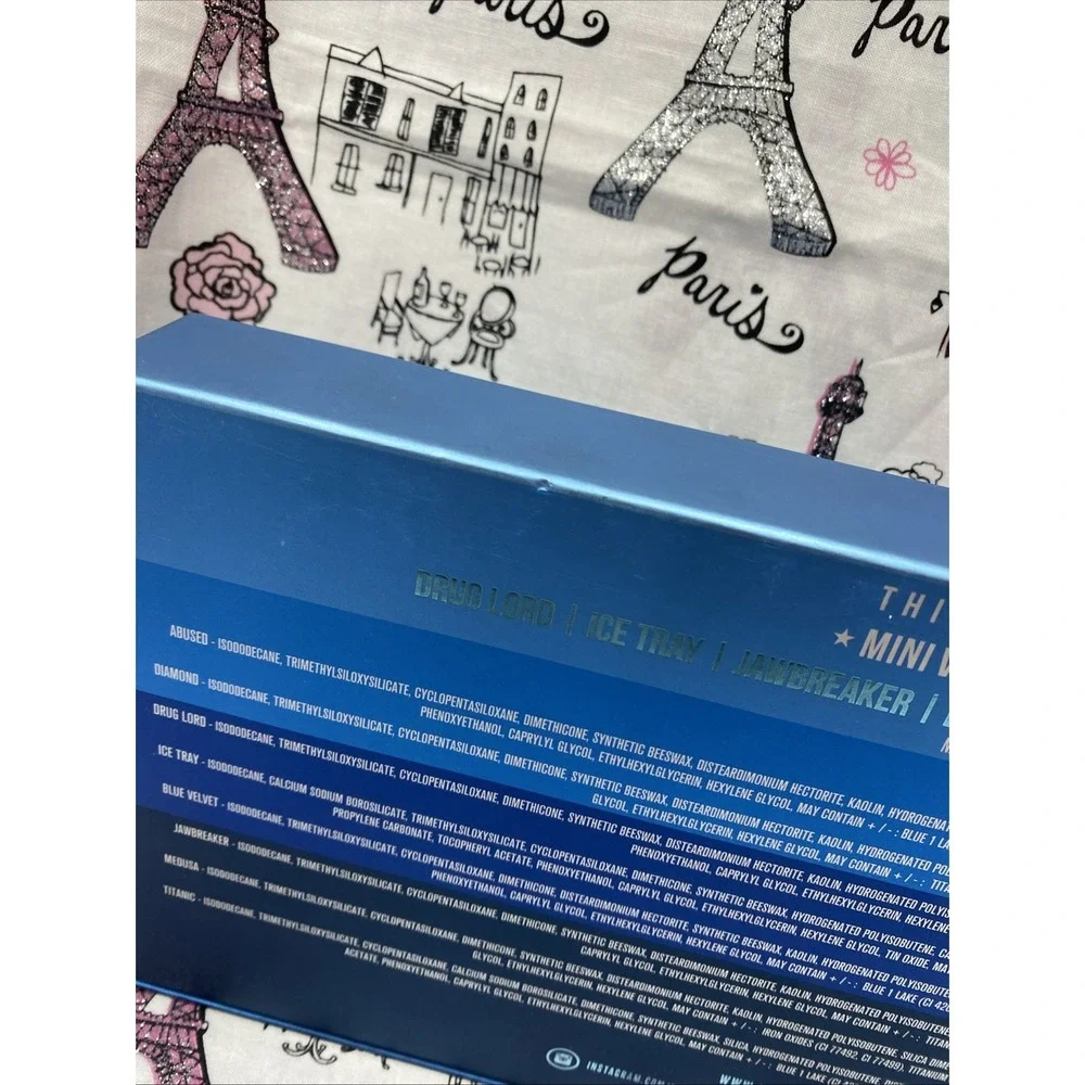 Jeffree Star BOX ONLY Blue Blooded Mini Velour Liquid Lipstick Set‎ Discontinued